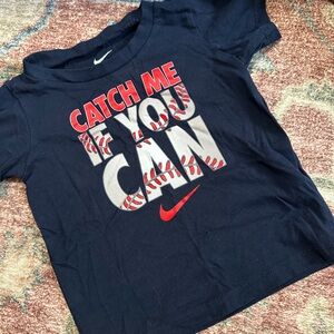 Nike Kids Dark Blue 'Catch Me If You Can' Tee